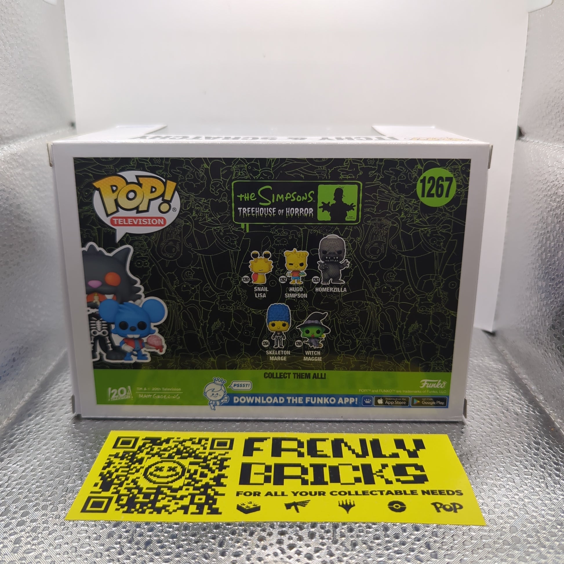 Itchy & Scratchy (Skeleton) Funko Pop! Vinyl #1267 Simpsons Treehouse of Horror FRENLY BRICKS - Open 7 Days