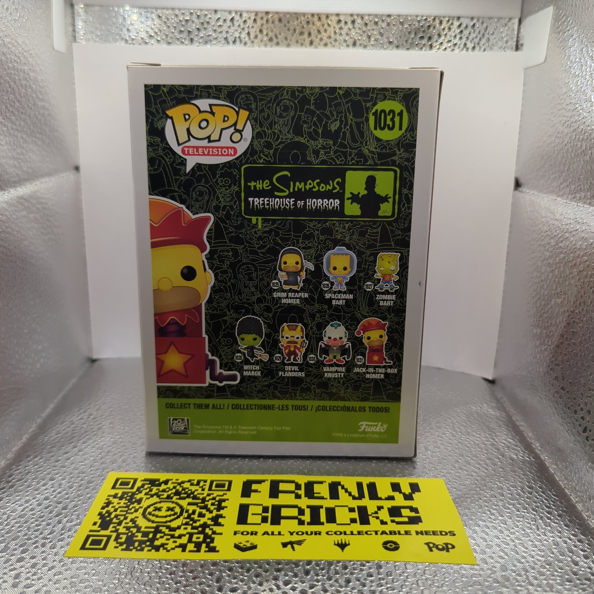 #1031 JACK-IN-THE-BOX HOMER | THE SIMPSONS | TELEVISION | FUNKO POP! FRENLY BRICKS - Open 7 Days