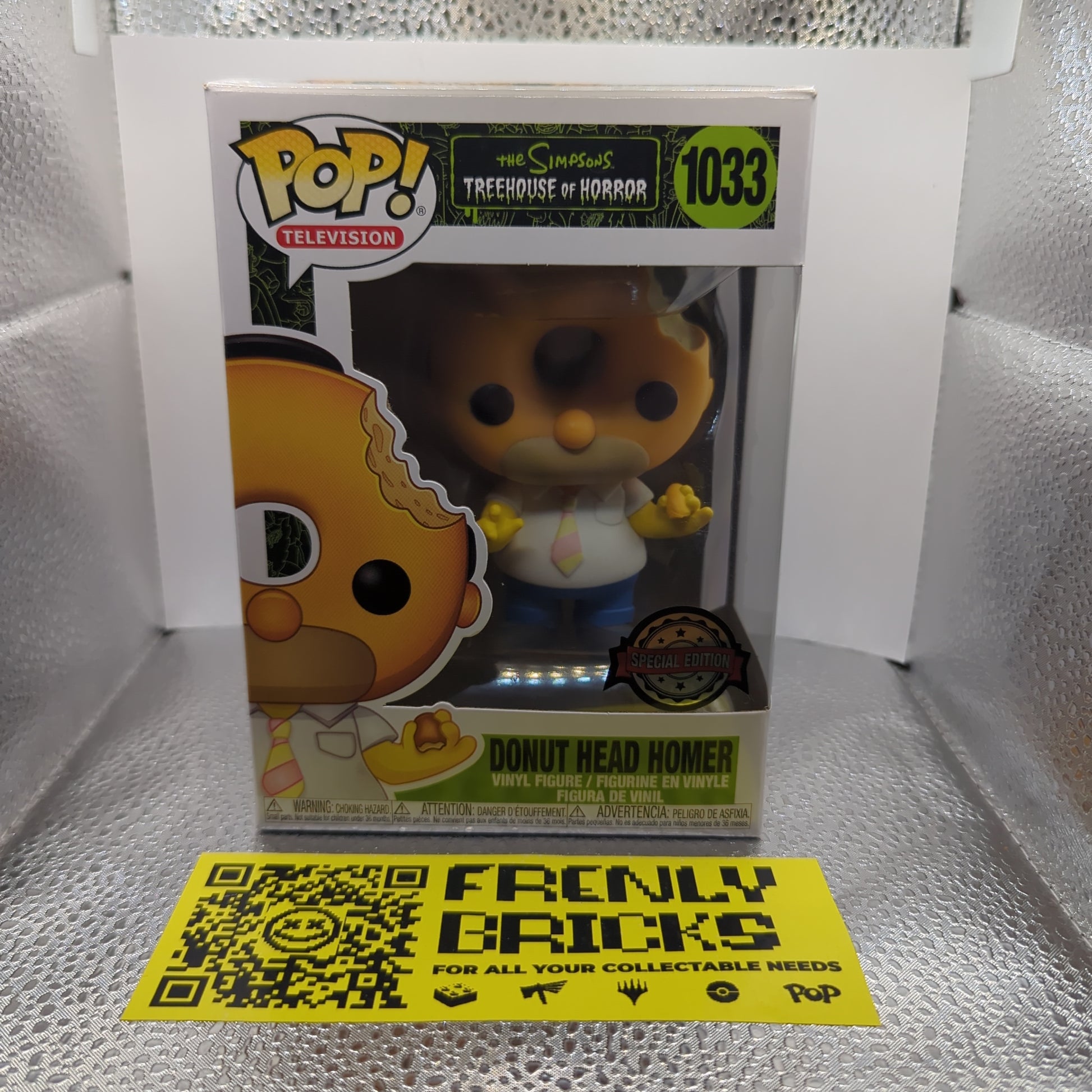 Donut Head Homer Funko Pop! Vinyl #1033 The Simpsons Homer Simpson FRENLY BRICKS - Open 7 Days