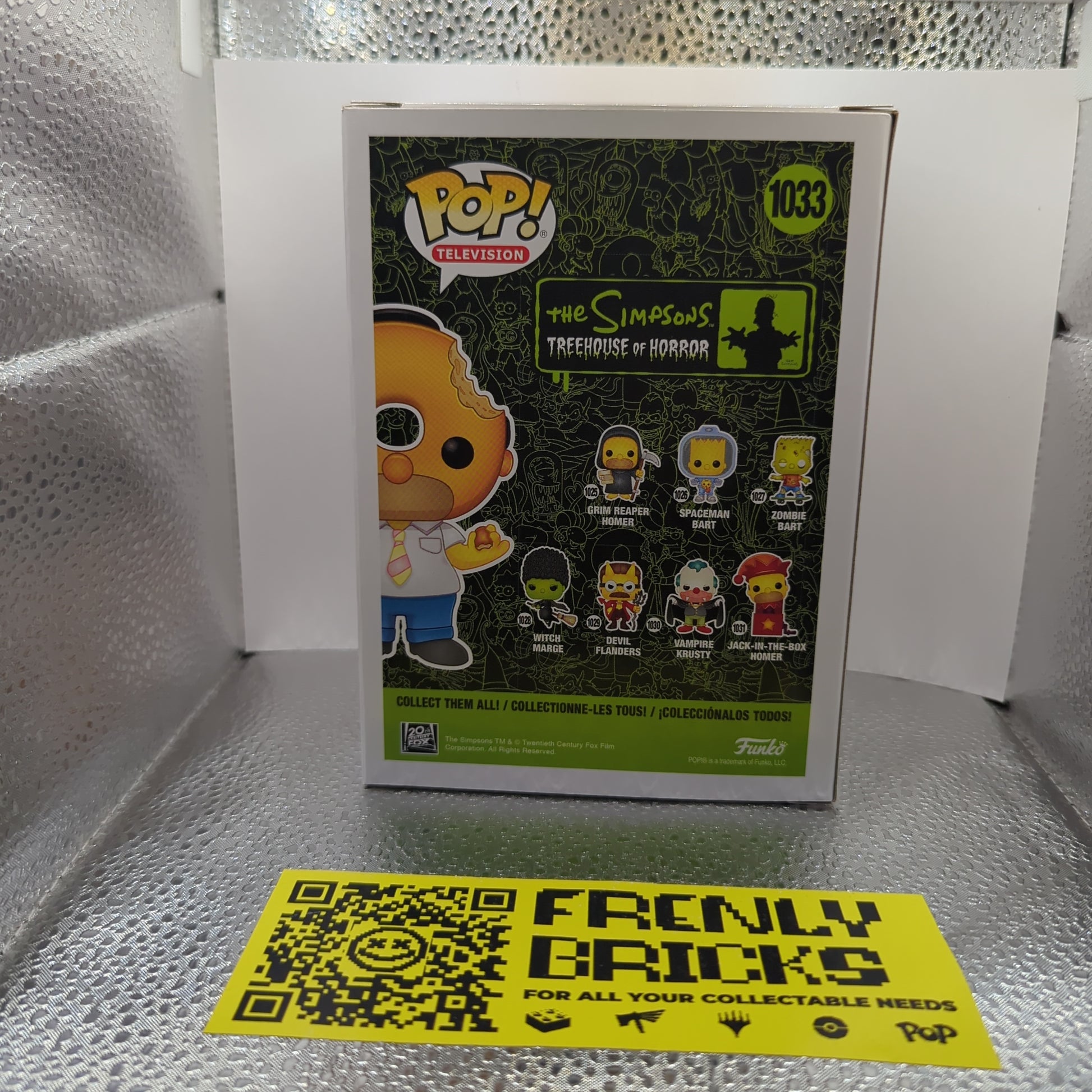 Donut Head Homer Funko Pop! Vinyl #1033 The Simpsons Homer Simpson FRENLY BRICKS - Open 7 Days