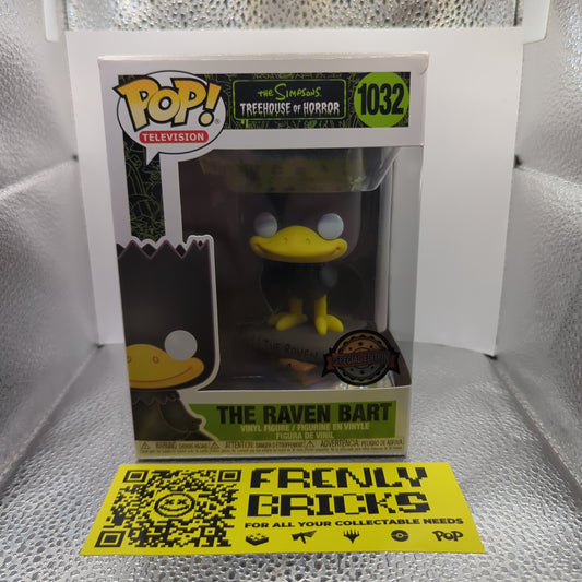 Television Funko Pop - The Raven Bart - The Simpsons - No. 1032 FRENLY BRICKS - Open 7 Days