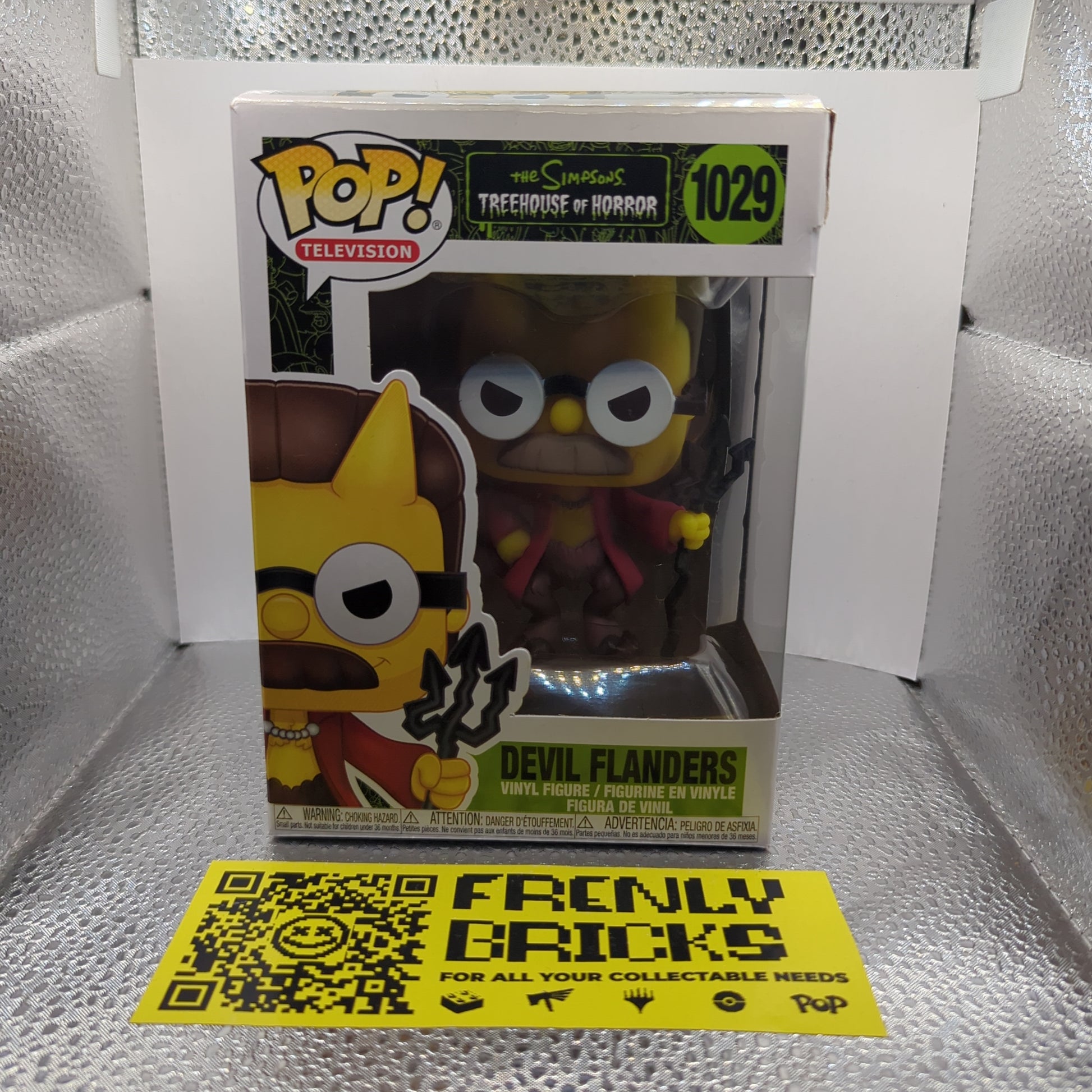 #1029 DEVIL FLANDERS | THE SIMPSONS | TELEVISION | FUNKO POP! FRENLY BRICKS - Open 7 Days