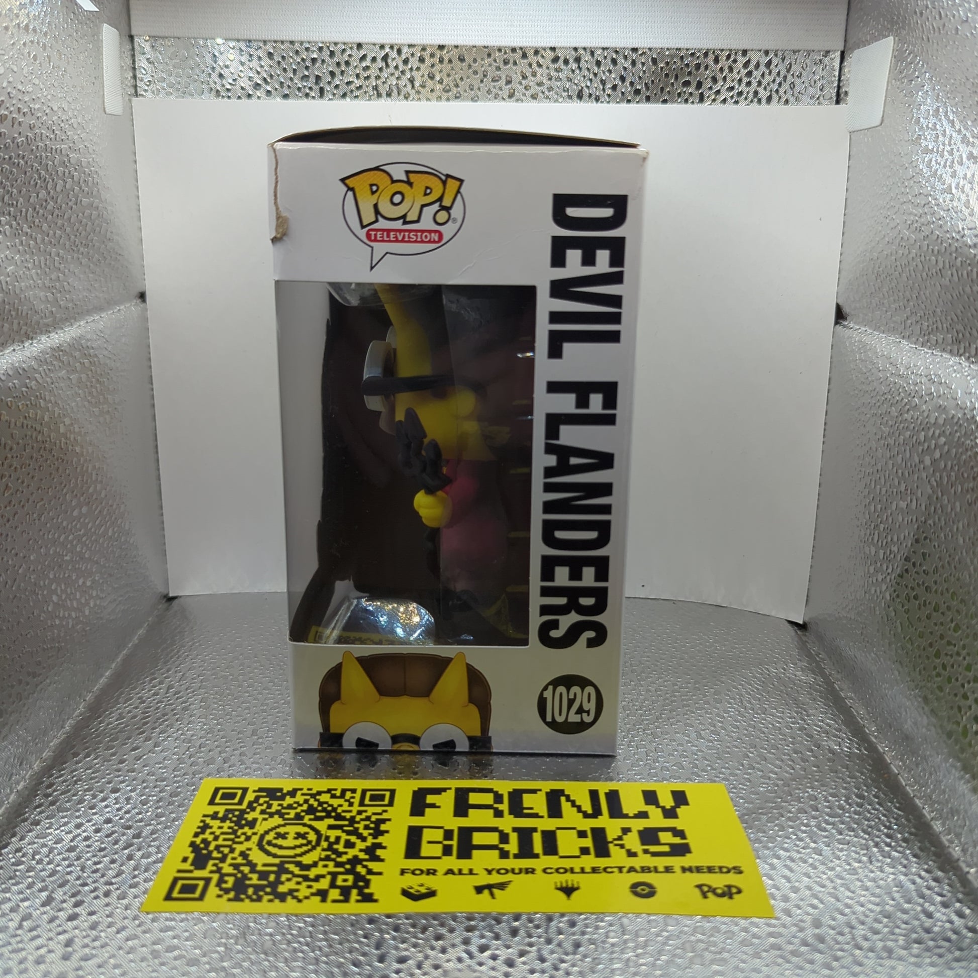 #1029 DEVIL FLANDERS | THE SIMPSONS | TELEVISION | FUNKO POP! FRENLY BRICKS - Open 7 Days