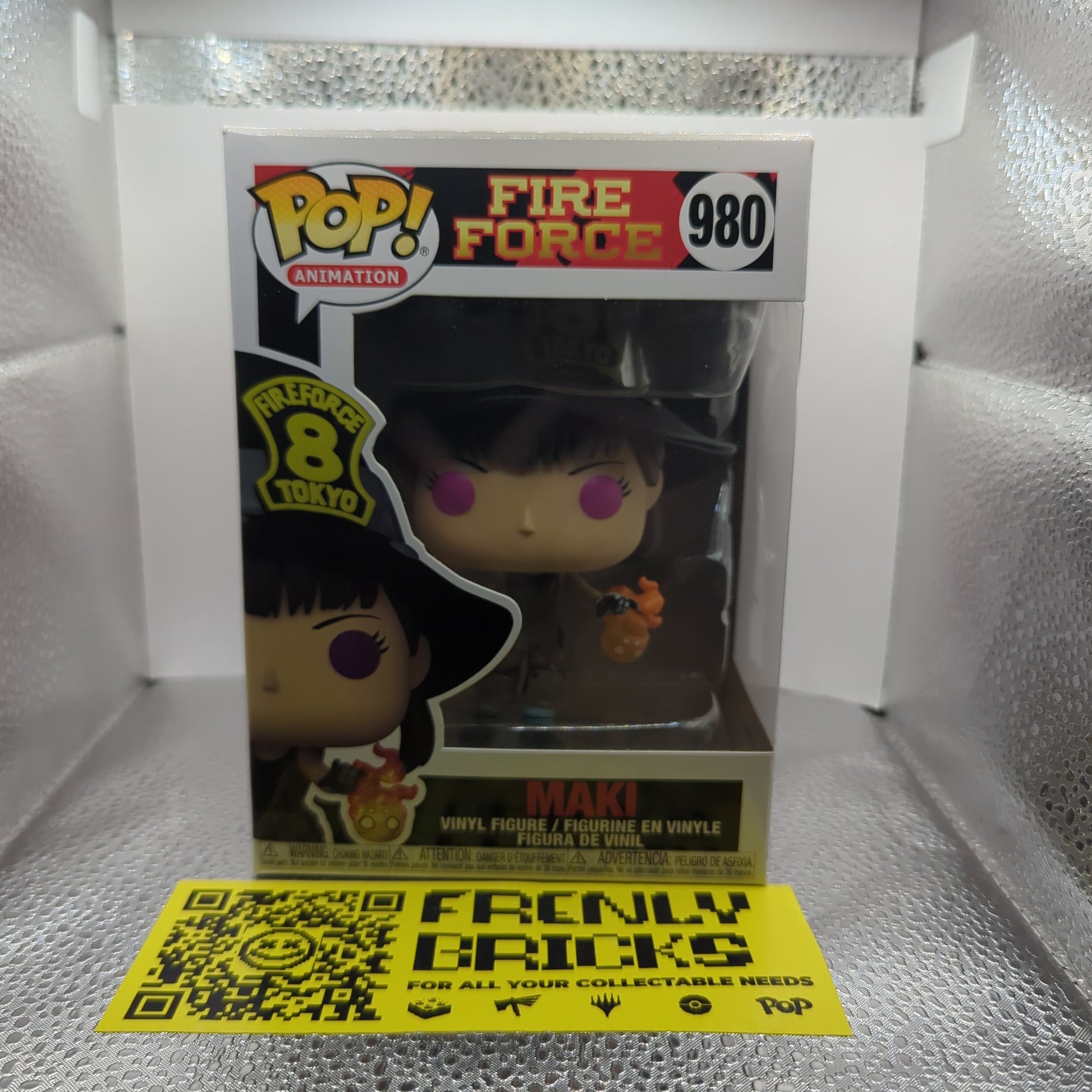 Funko Pop Vinyl- Anime- Fire Force- Maki #980 FRENLY BRICKS - Open 7 Days