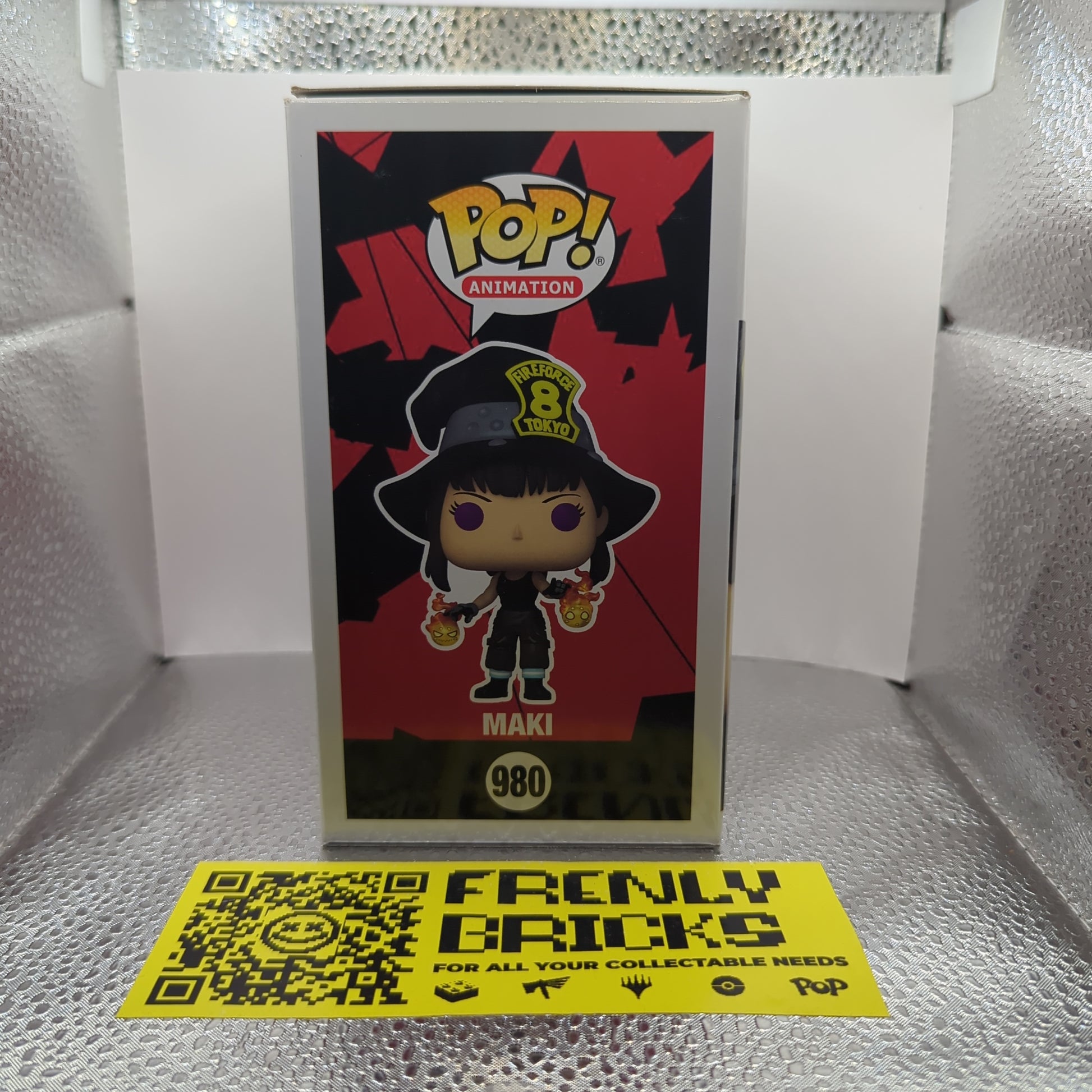 Funko Pop Vinyl- Anime- Fire Force- Maki #980 FRENLY BRICKS - Open 7 Days