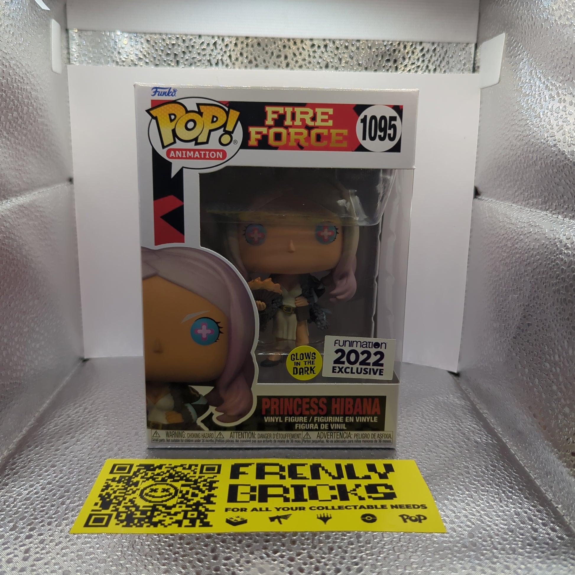 FUNKO POP! Animation Fire Force #1095 Princess Hibana GITD Exclusive FRENLY BRICKS - Open 7 Days