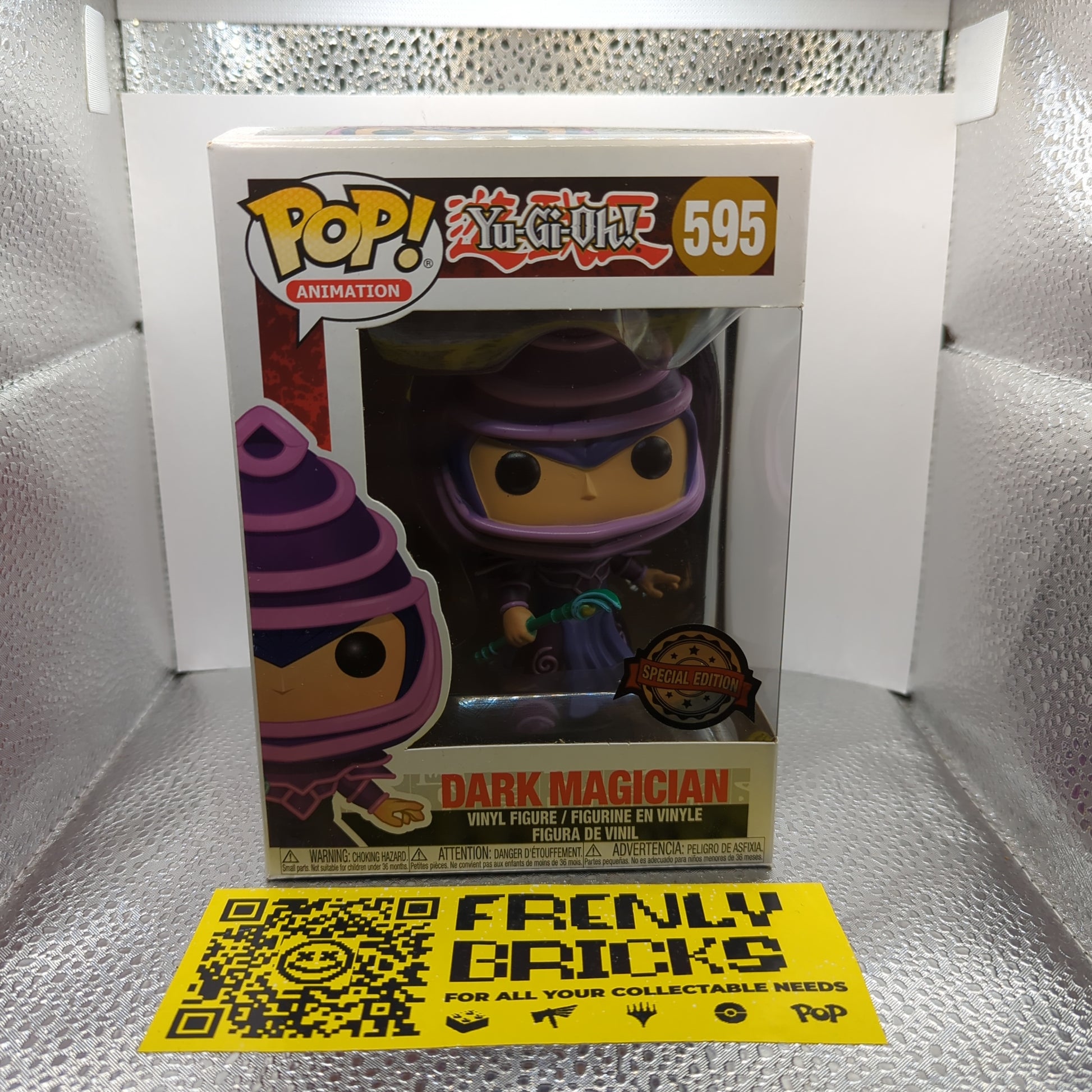 Funko Pop! Anime Yu-Gi-Oh! #595 Dark Magician Vaulted Rare FRENLY BRICKS - Open 7 Days