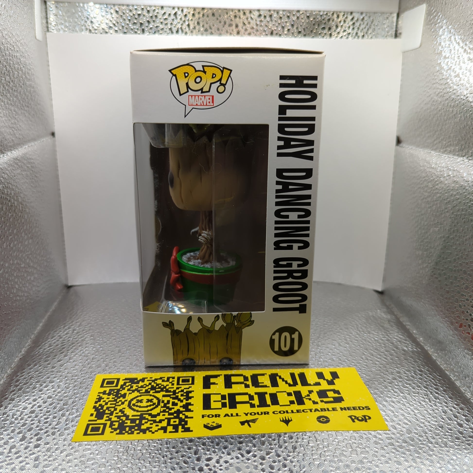 Funko Pop Vinyl Marvel Guardians of the Galaxy Holiday Dancing Groot (#101) FRENLY BRICKS - Open 7 Days