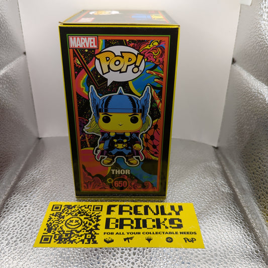 Funko Pop Marvel Thor Special Edition Blacklight Bobblehead Vinyl Figure #650 FRENLY BRICKS - Open 7 Days