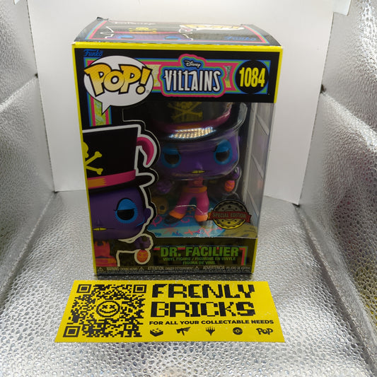 Disney Villains Dr. Facilier Black Light Exclusive Pop! Vinyl Figure #1084 FRENLY BRICKS - Open 7 Days