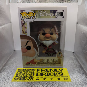 Grumpy With Diamond #348 Funko Pop VinylSnow White and the Seven Dwarfs FRENLY BRICKS - Open 7 Days