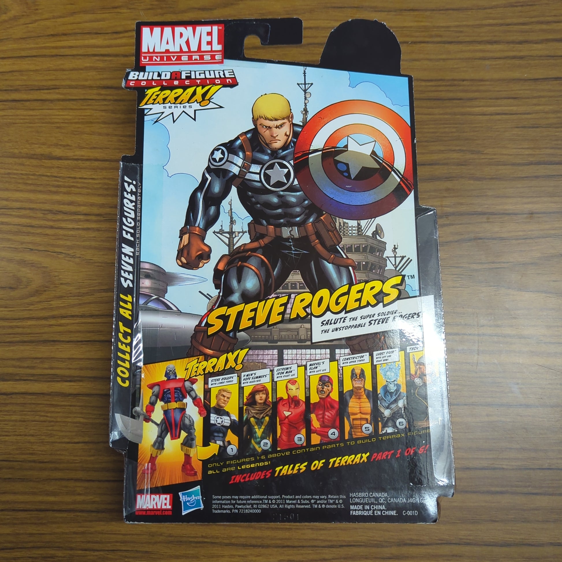 Marvel Legends Terrax BAF MOC Steve Rogers 2011 FRENLY BRICKS - Open 7 Days