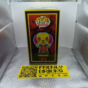 IT Movie- Pennywise Blacklight Pop! Vinyl  Funko #55 FRENLY BRICKS - Open 7 Days