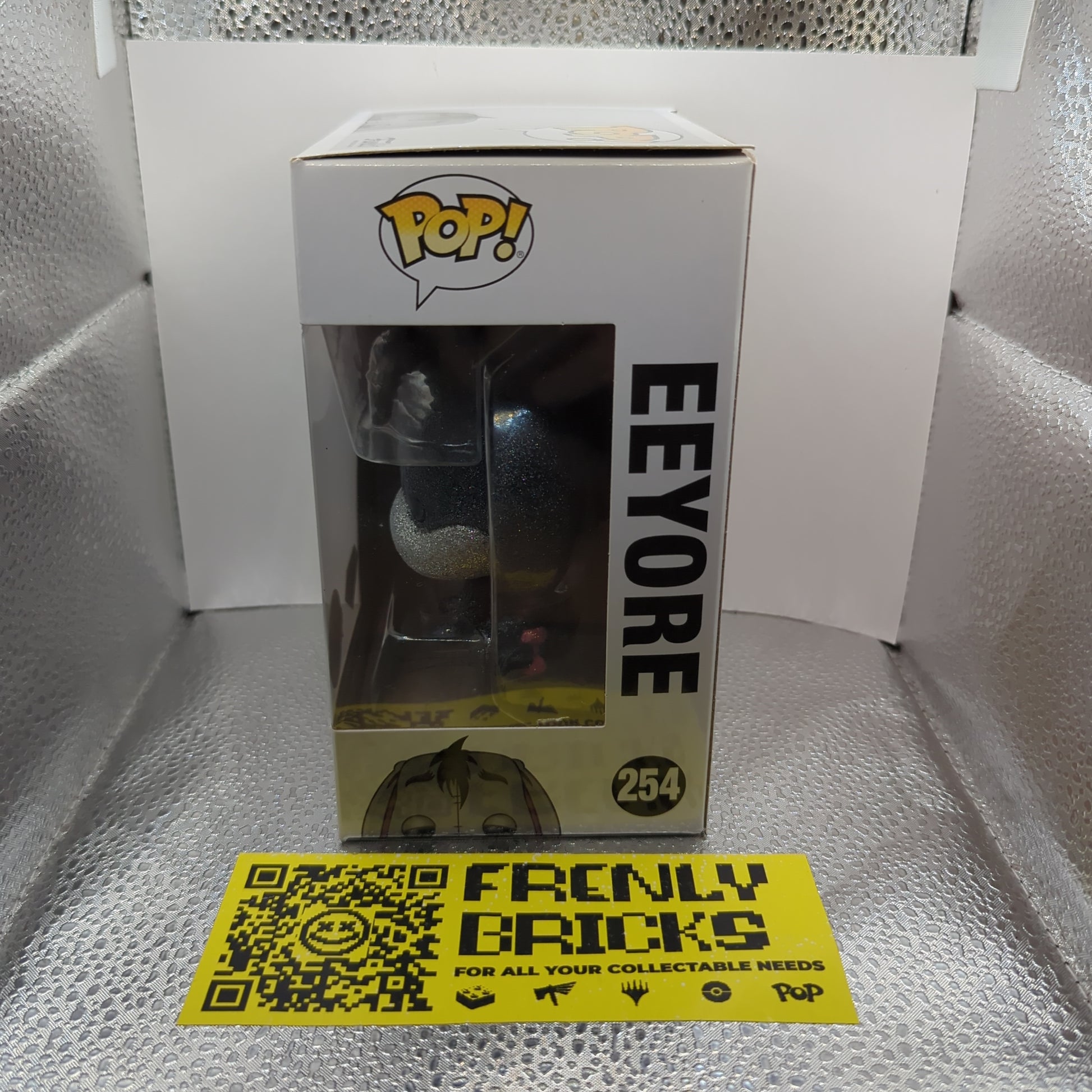 Eeyore Glitter SE 254 Disney Funko Pop Vinyl New in Mint Box + Protector FRENLY BRICKS - Open 7 Days