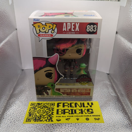 #883 Wattson with Nessie (Cyber Punked) Apex Legends Funko POP FRENLY BRICKS - Open 7 Days