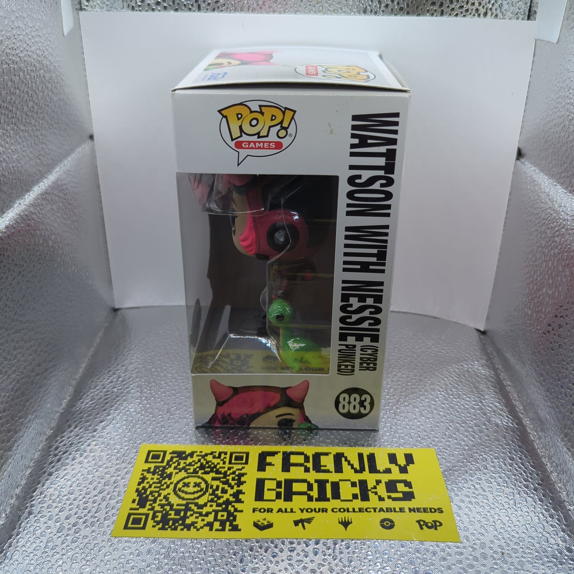 #883 Wattson with Nessie (Cyber Punked) Apex Legends Funko POP FRENLY BRICKS - Open 7 Days