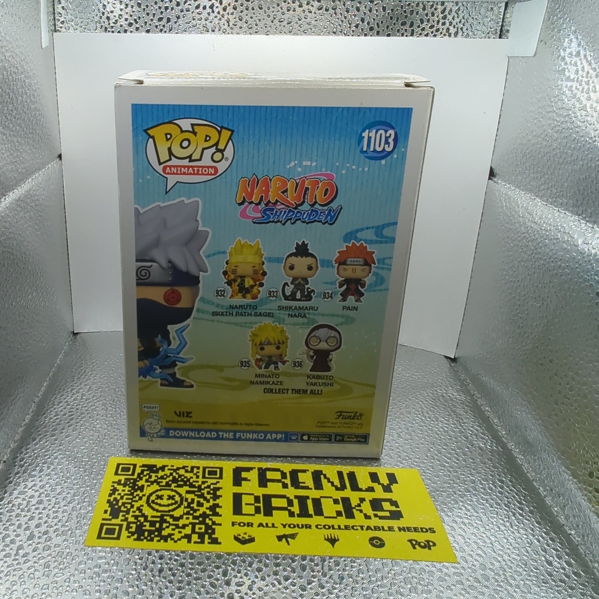 Funko Pop Vinyl - Kakashi (Raikiri) #1103 Naruto Shippuden - Figurine FRENLY BRICKS - Open 7 Days