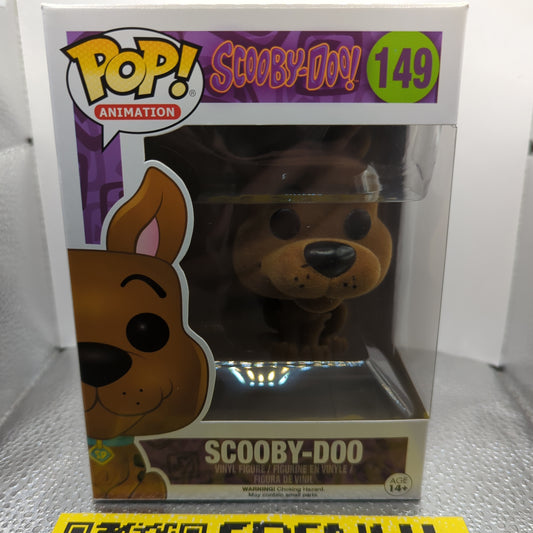 Flocked Scooby-Doo Brown Dog Funko Pop Vinyl #149 FRENLY BRICKS - Open 7 Days