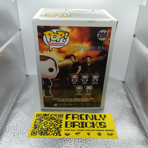 Supernatural Crowley Blood Splatter Exclusive Pop! Vinyl Figure #200 FRENLY BRICKS - Open 7 Days