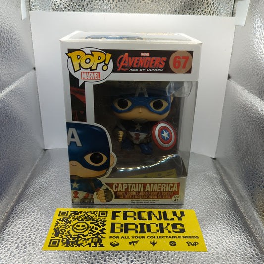 Funko Pop Captain America 67 - Avengers - Marvel Vinyl Figure FRENLY BRICKS - Open 7 Days