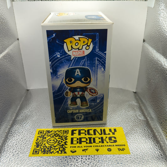 Funko Pop Captain America 67 - Avengers - Marvel Vinyl Figure FRENLY BRICKS - Open 7 Days