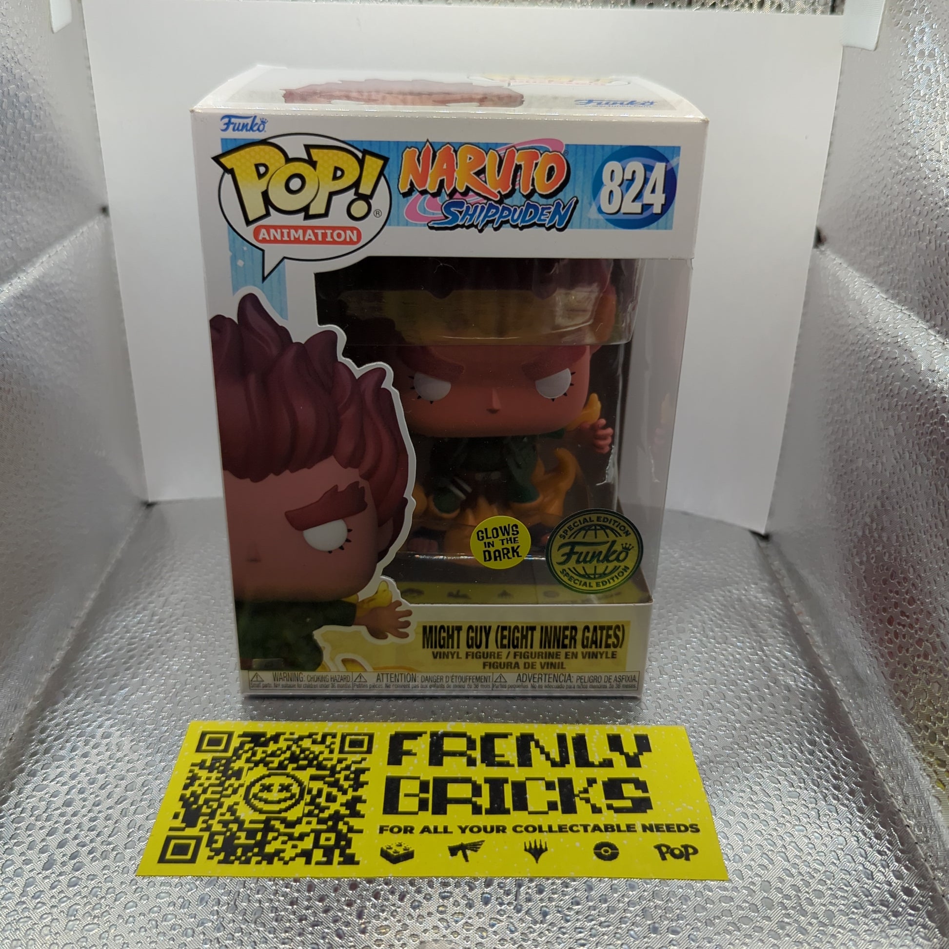 Might Guy 8 Gates GLOW NARUTO 824 Funko Pop Vinyl FRENLY BRICKS - Open 7 Days