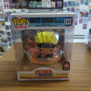 Funko Pop! Vinyl Deluxe 1233 - NARUTO UZUMAKI AS NINE TAILS (LA Comic Con 2022) FRENLY BRICKS - Open 7 Days