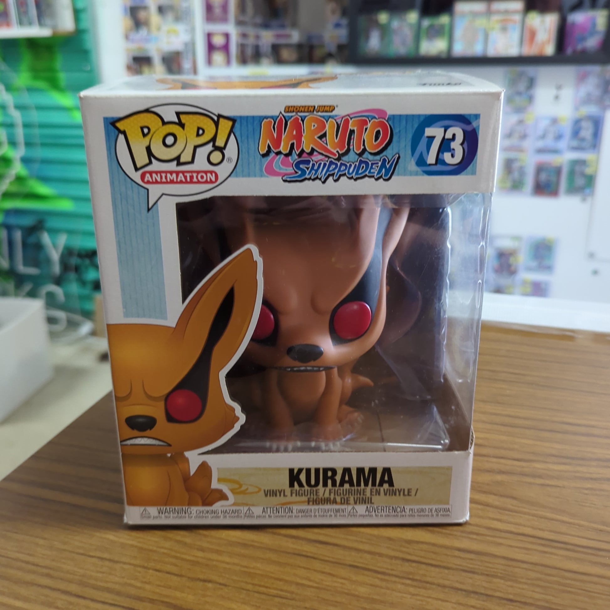 Naruto Shippuden: Kurama 6" Pop! Vinyl Figure #73 FRENLY BRICKS - Open 7 Days