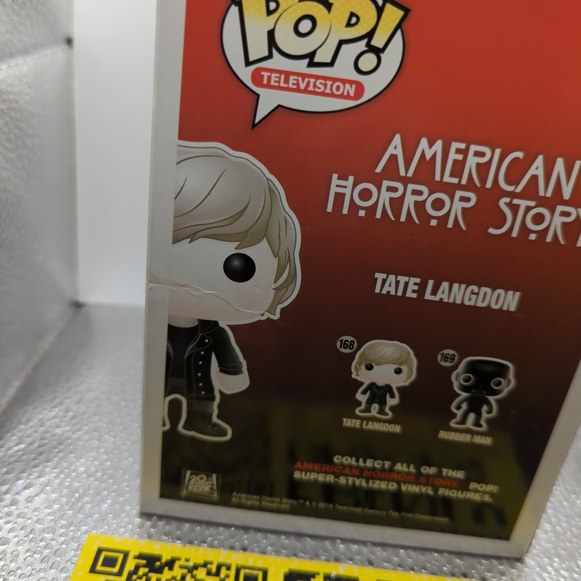 Funko POP! Television American Horror Story Tate Langdon #168 FRENLY BRICKS - Open 7 Days