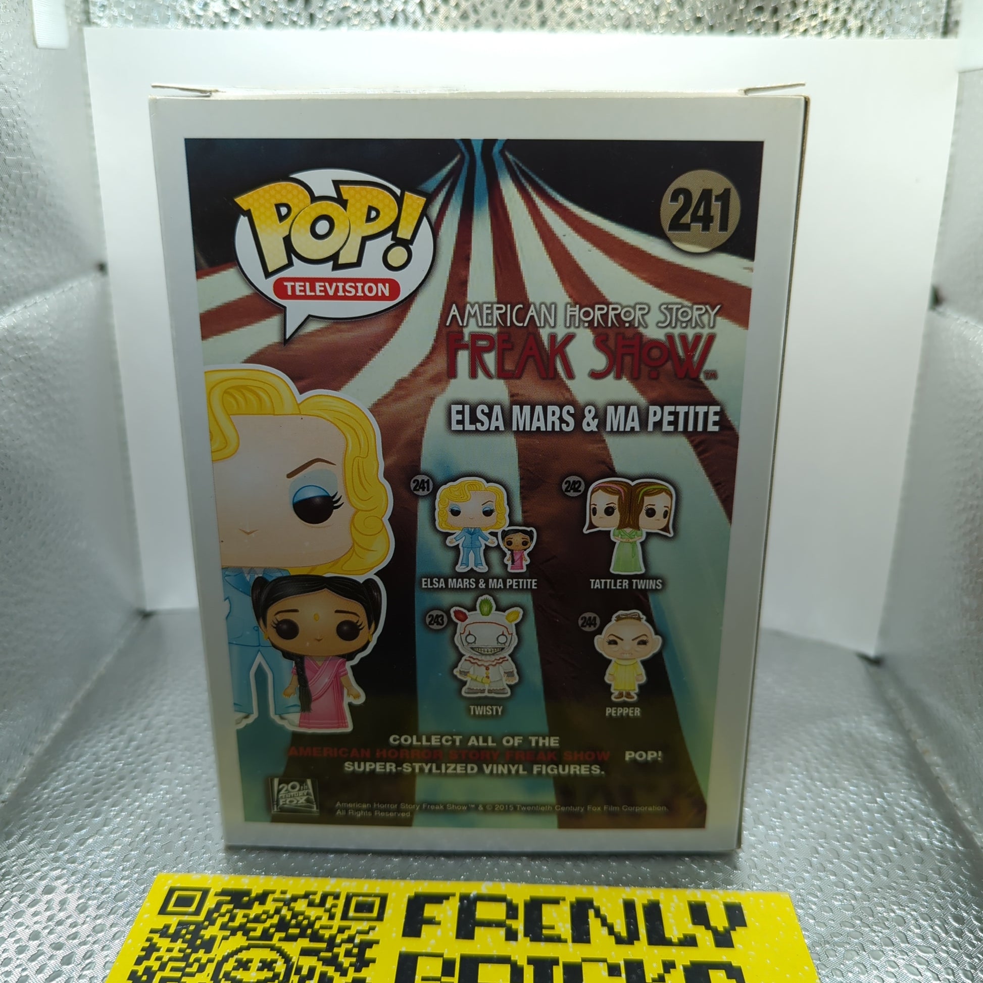 Funko Pop American Horror Story Elsa Mars and Ma Petite #241 FRENLY BRICKS - Open 7 Days