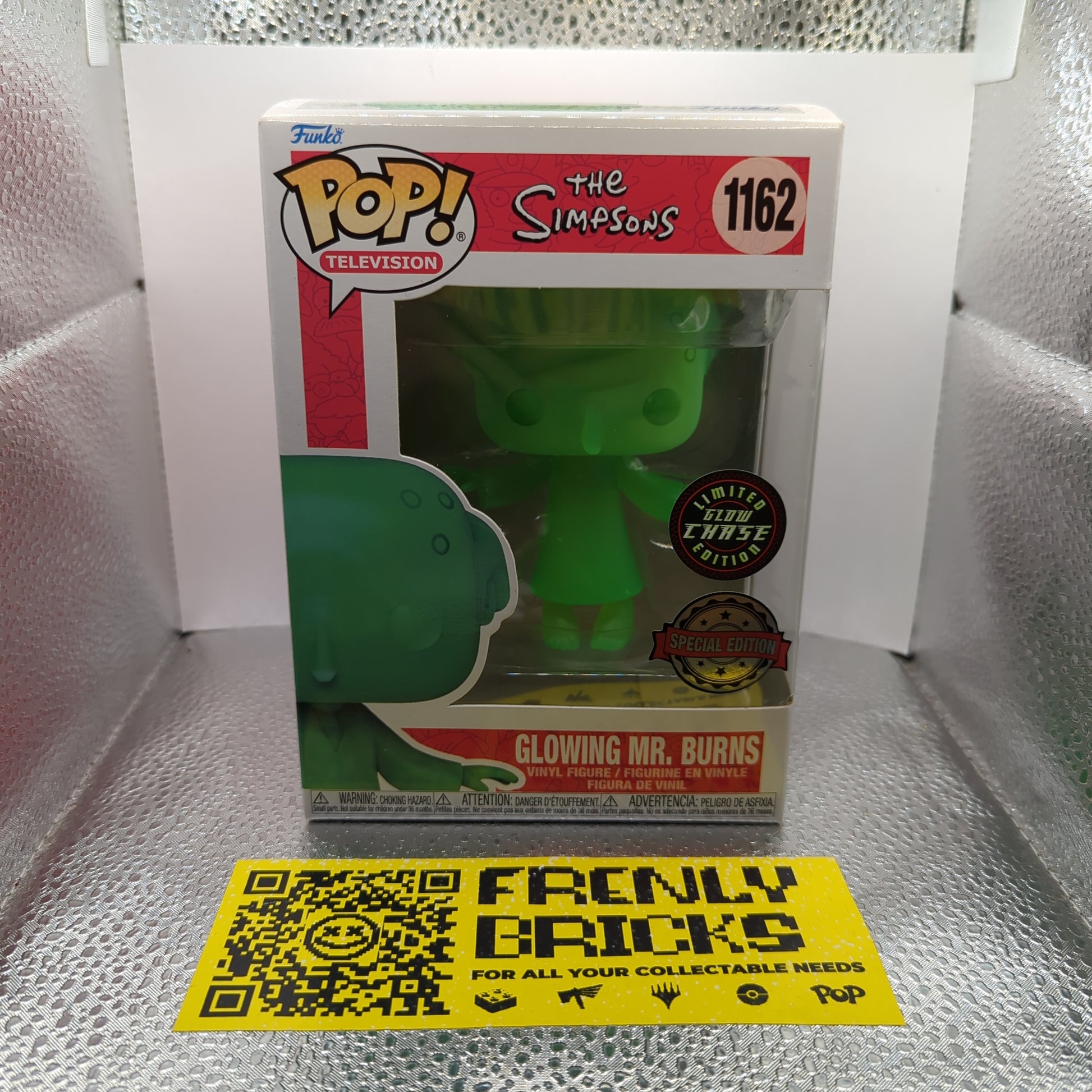 Funko The Simpsons Glowing Mr. Burns 1162 GITD Chase  Pop Figure FRENLY BRICKS - Open 7 Days