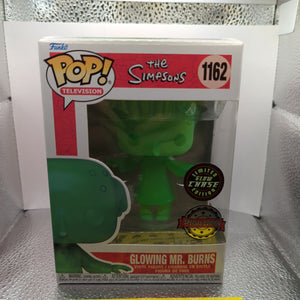 Funko The Simpsons Glowing Mr. Burns 1162 GITD Chase  Pop Figure FRENLY BRICKS - Open 7 Days