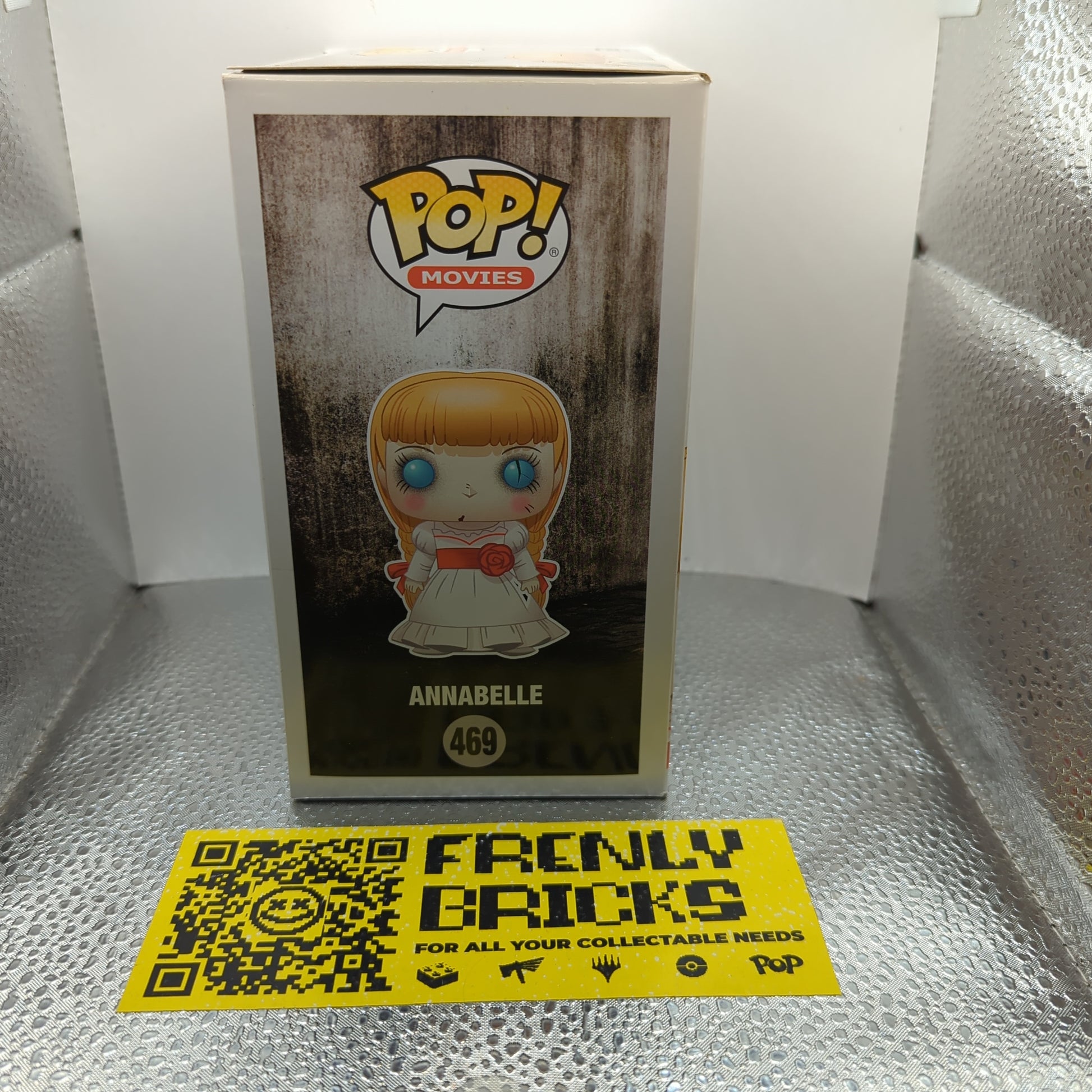 FUNKO POP MOVIES ANNABELLE #469 Blood Splattered VAULTED VINYL popcultcha exclusive FRENLY BRICKS - Open 7 Days