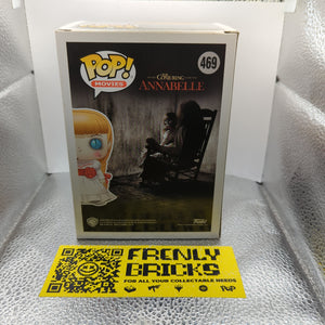 FUNKO POP MOVIES ANNABELLE #469 Blood Splattered VAULTED VINYL popcultcha exclusive FRENLY BRICKS - Open 7 Days