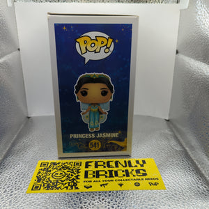 Disney Princess Jasmine Funko Pop #541 Diamond Collection Popcultcha Exclusive FRENLY BRICKS - Open 7 Days