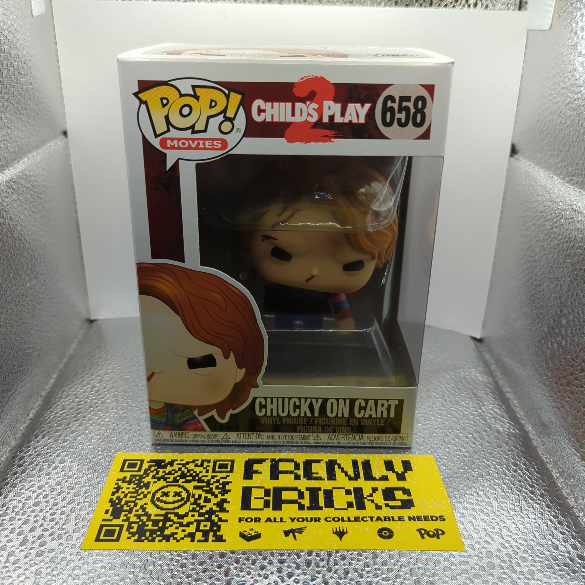 Child's Play 2 Pop! Funko Chucky On Cart Vinyl Figure Movies #658 FRENLY BRICKS - Open 7 Days