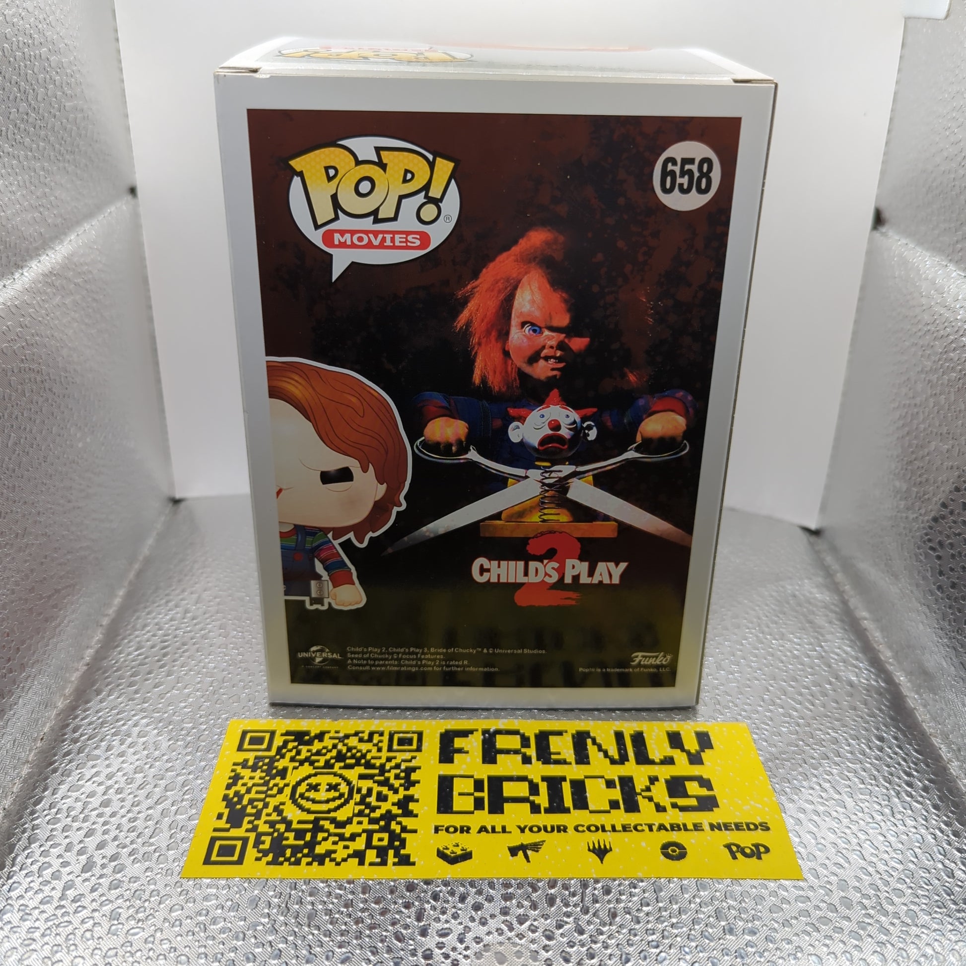 Child's Play 2 Pop! Funko Chucky On Cart Vinyl Figure Movies #658 FRENLY BRICKS - Open 7 Days