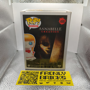 Funko Pop! Movies - Annabelle Creation - Annabelle #469 FRENLY BRICKS - Open 7 Days