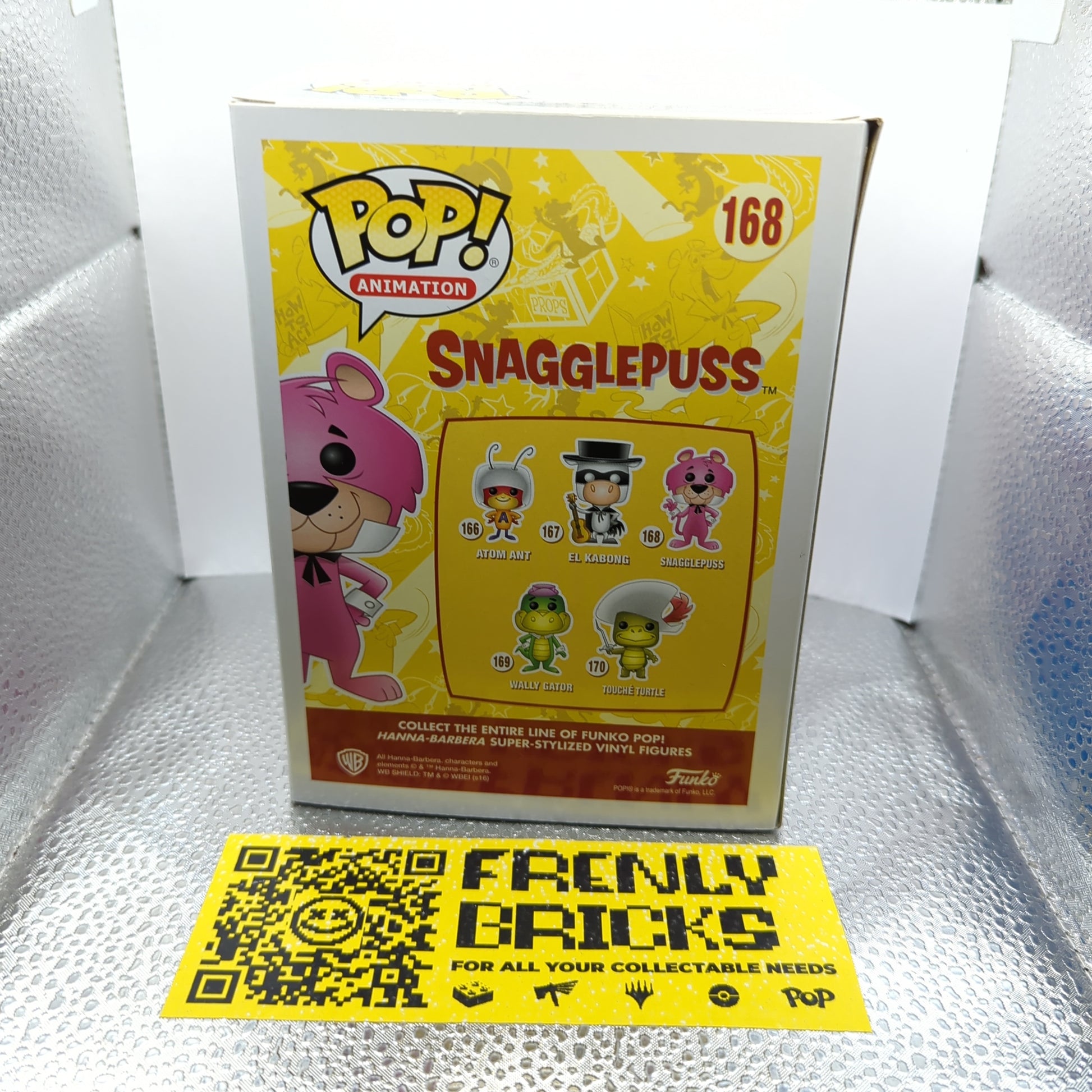 Animation Funko Pop - Snagglepuss (Flocked) - Hanna-Barbera - No. 168 FRENLY BRICKS - Open 7 Days