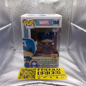 Captain America #159 Pop Vinyl Funko Unopened NEW! Marvel 75th FRENLY BRICKS - Open 7 Days