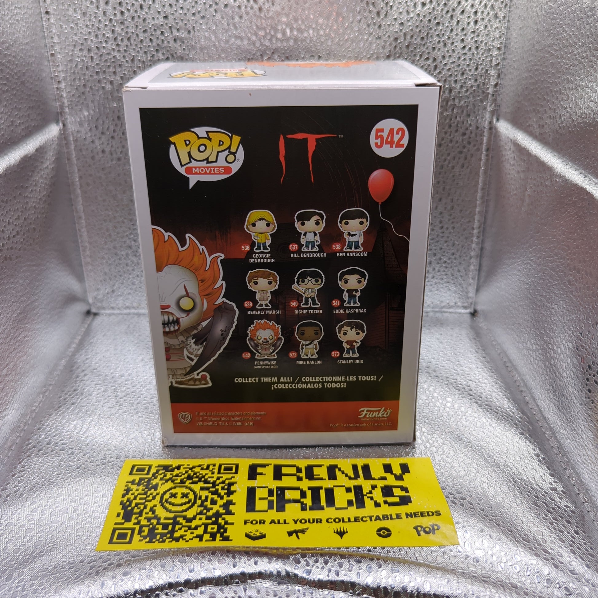 Funko POP! Vinyl. Pennywise with spider legs (Glow In The Dark)  #542 - IT movie FRENLY BRICKS - Open 7 Days