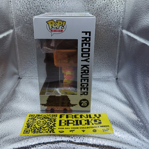 FUNKO POP VINYL FIGURE 8-BIT A NIGHTMARE ON ELM STREET FREDDY KRUEGER 25 FRENLY BRICKS - Open 7 Days