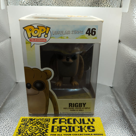 Funko Pop Vinyl - Regular Show - Rigby #46 FRENLY BRICKS - Open 7 Days