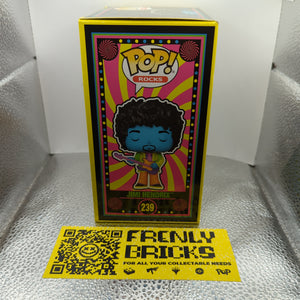 JIMI HENDRIX Blue * BLACKLIGHT * Funko Exclusive Pop Vinyl Black Light #329 FRENLY BRICKS - Open 7 Days