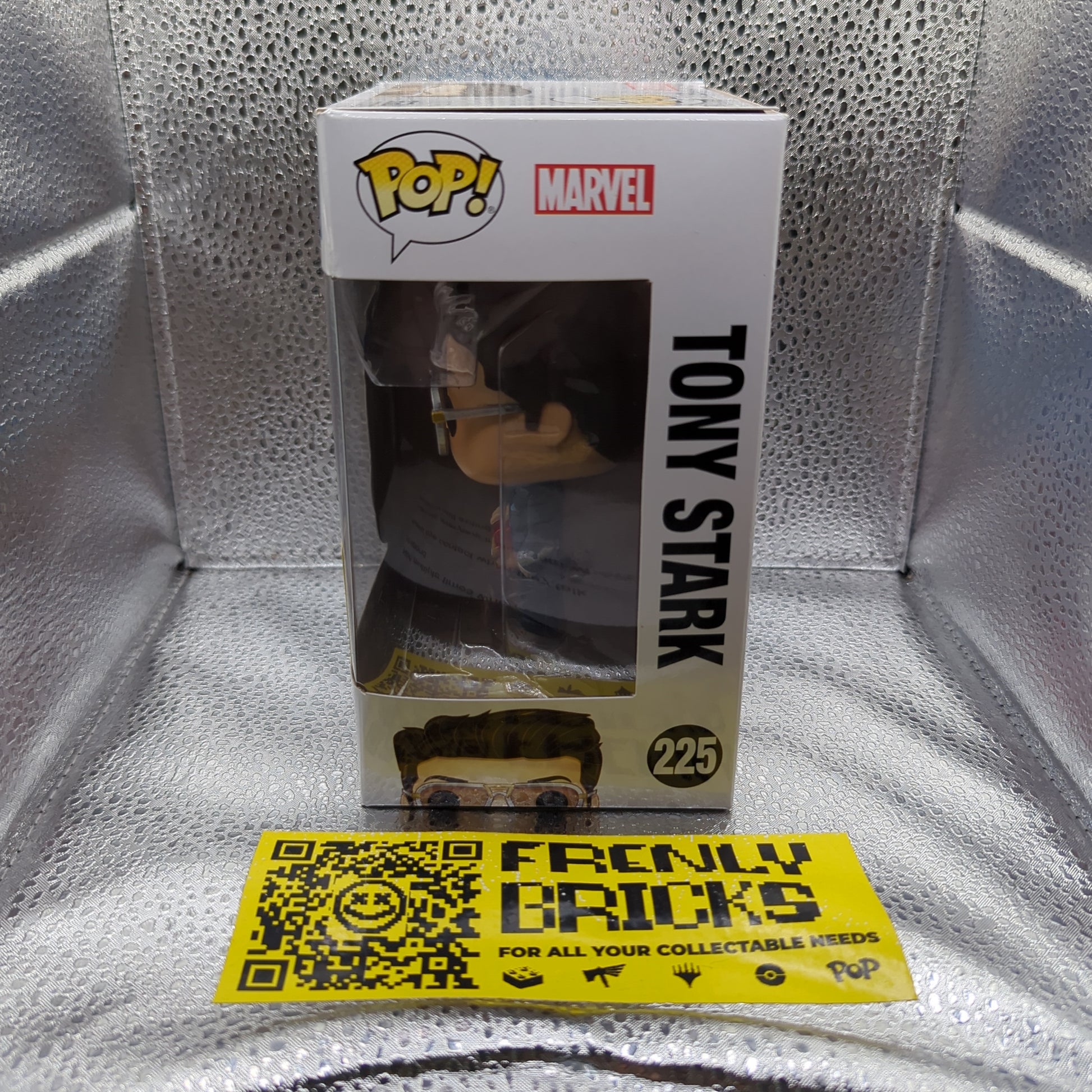 Funko Pop Vinyl SpiderMan Homecoming Tony Stark 225 SDCC 2017 exclusive FRENLY BRICKS - Open 7 Days