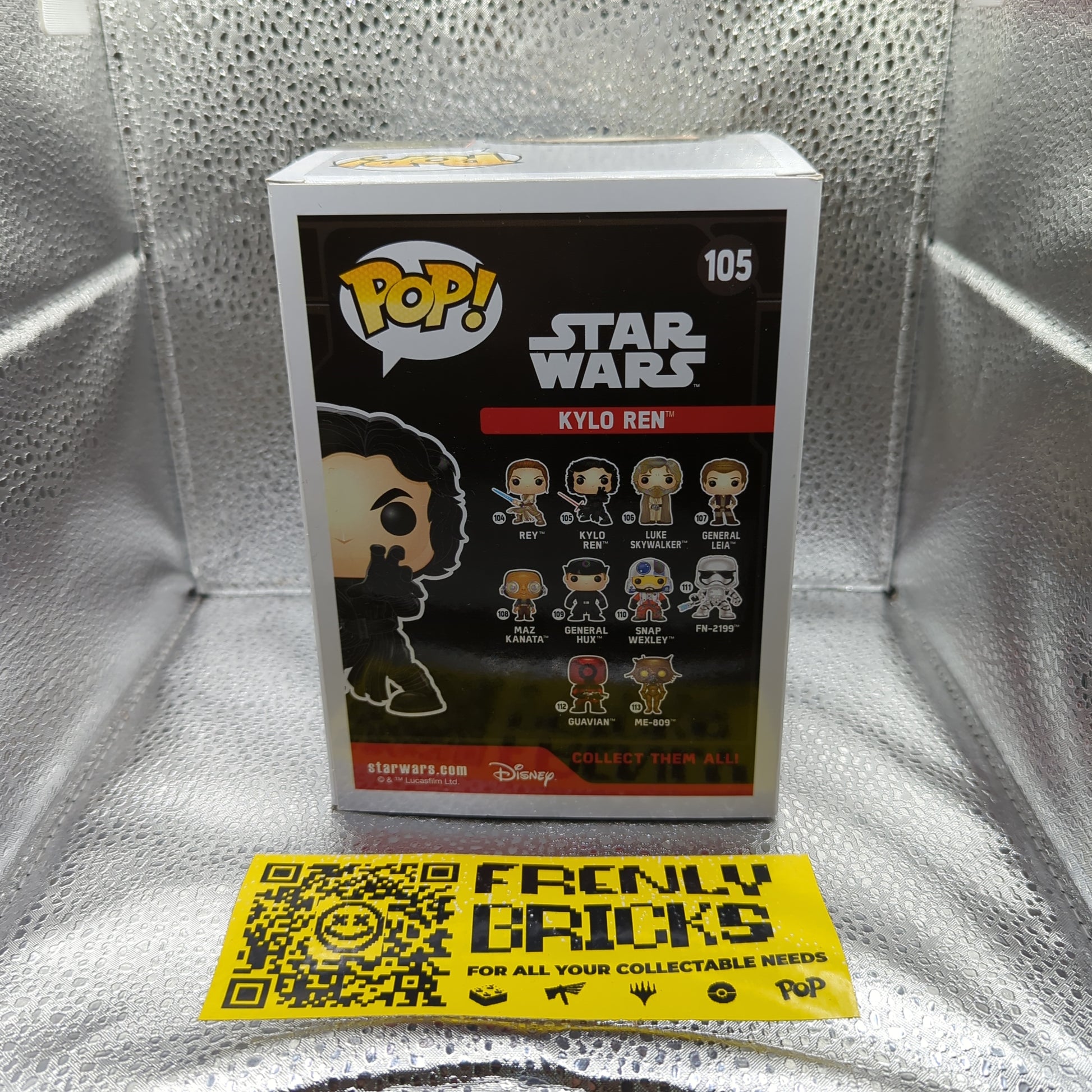 Funko Pop Vinyl Star Wars #105 Kylo Ren FRENLY BRICKS - Open 7 Days