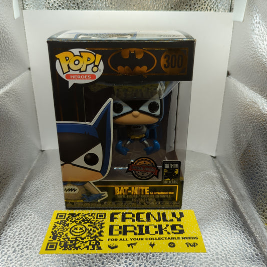 Funko Pop! Heroes Batman - Rare Bat-Mite #300 80th Anniversary Special Edition FRENLY BRICKS - Open 7 Days