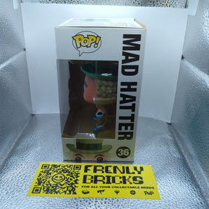 Funko Pop - Mad Hatter - Alice in Wonderland - No. 36 FRENLY BRICKS - Open 7 Days