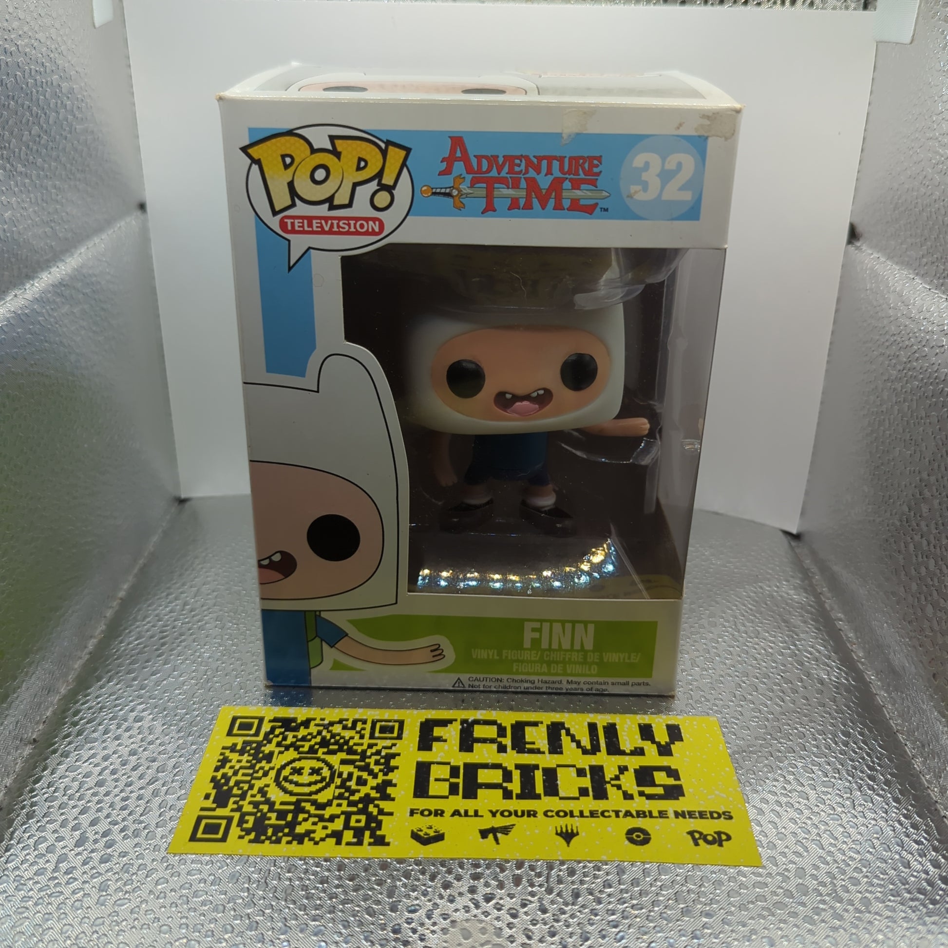 FUNKO POP TELEVISION ADVENTURE TIME #32 FINN VAULTED VINYL FIGURE FRENLY BRICKS - Open 7 Days