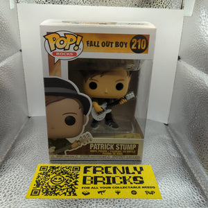 Fall Out Boy Patrick Stump Pop! Vinyl Figure #210 FRENLY BRICKS - Open 7 Days